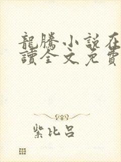 龙腾小说在线阅读全文免费阅读无弹窗