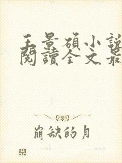 王景硕小说免费阅读全文最新章节