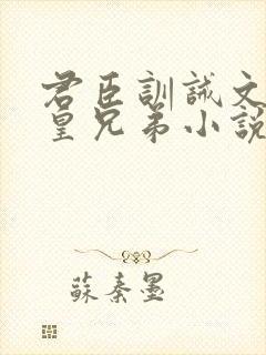 君臣训诫文挨打皇兄弟小说封面