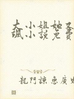 大小姐她又美又飒小说免费阅读