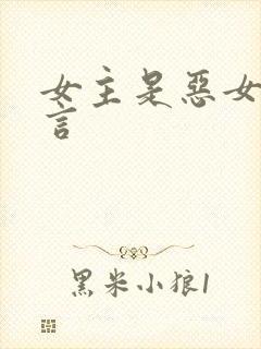 女主是恶女的古言