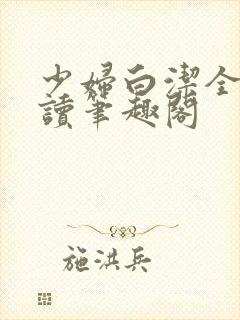 少妇白洁全文阅读笔趣阁封面