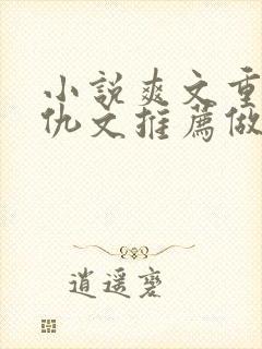 小说爽文重生复仇文推荐做女主