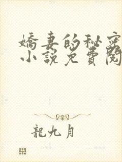 娇妻的秘密陈静小说免费阅读