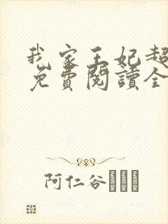 我家王妃超凶的免费阅读全文