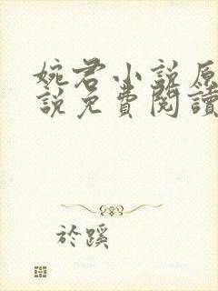 婉君小说原著小说免费阅读