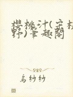 樱桃汁(宋枝江野)笔趣阁封面