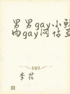 男男gay小鲜肉gay网站亚洲