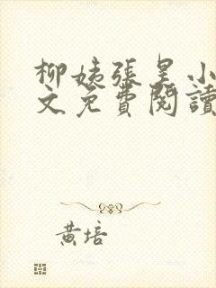 柳姨张昊小说全文免费阅读