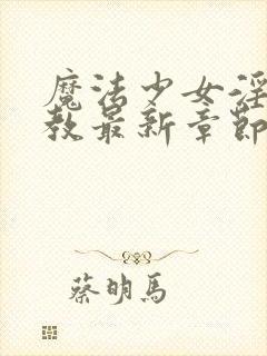 魔法少女淫缚调教最新章节