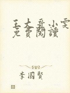 王大哥小雯小说免费阅读