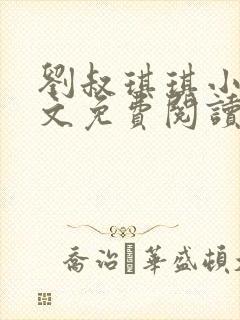 刘叔琪琪小说全文免费阅读最新章节