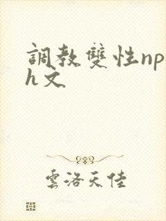 调教双性np高h文