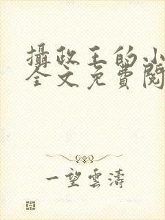 摄政王的小宠妃全文免费阅读