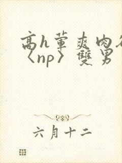 高h荤爽肉欲文〈np〉双男封面