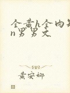 全黄h全肉短篇n男男文