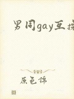 男同gay互操