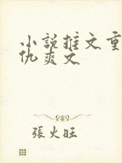 小说推文重生复仇爽文
