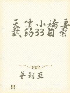 天价小娇妻,总裁的33日索情全文免费