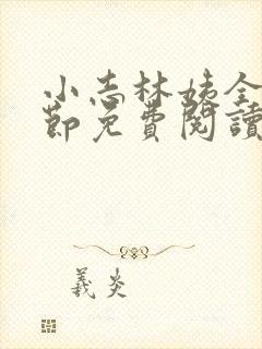 小志林姨全部章节免费阅读封面