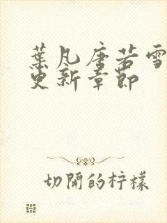 叶凡唐若雪最快更新章节