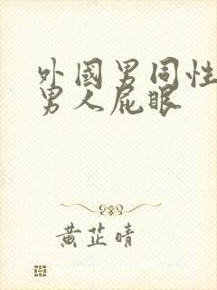 外国男同性恋操男人屁眼封面