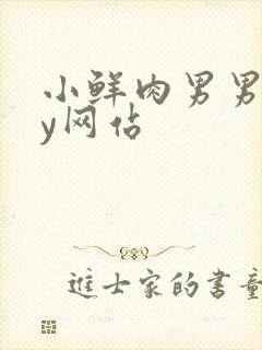 小鲜肉男男gay网站封面