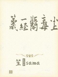 第一版主小说网藏经阁母上封面