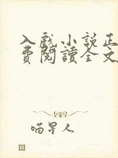 入戏小说正版免费阅读全文无弹窗