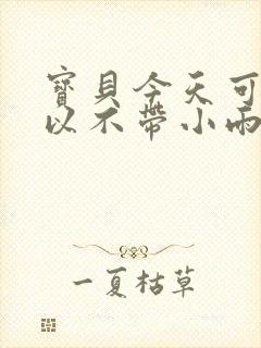 宝贝今天可不可以不带小雨伞