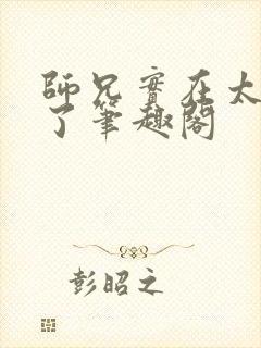 师兄实在太稳健了笔趣阁封面