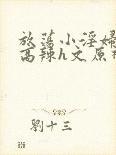 放荡小淫妇h文高辣h文原神