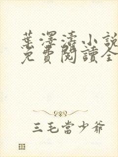 叶泽涛小说全文免费阅读全文