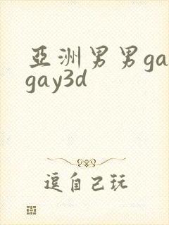 亚洲男男gaygay3d