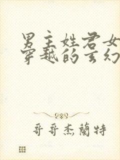 男主姓君女主是穿越的玄幻小说