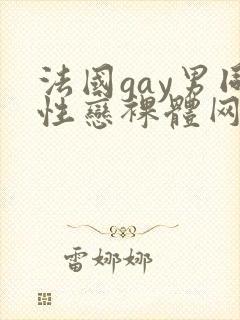 法国gay男同性恋裸体网址