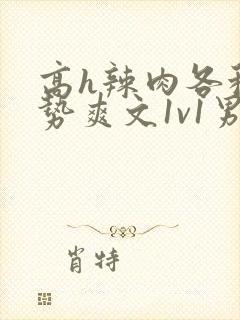 高h辣肉各种姿势爽文1v1男男