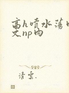 高h喷水荡肉爽文np肉