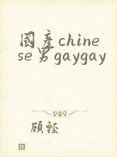 国产chinese男gaygay