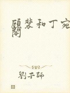 顾裴和丁宛笔趣阁封面