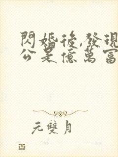 闪婚后,发现老公是亿万富豪封面