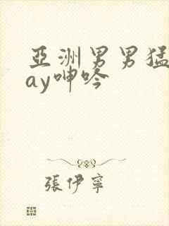 亚洲男男猛男gay呻吟