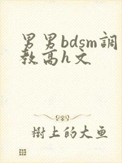 男男bdsm调教高h文封面