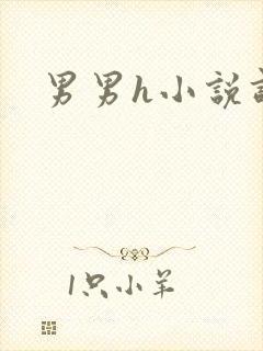 男男h小说调教