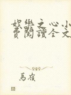 娱乐之心小说免费阅读全文最新章节封面