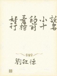 好看的小说书排行榜前十名