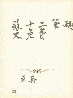 苏十二笔趣阁全文免费