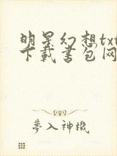 明星幻想txt下载书包网
