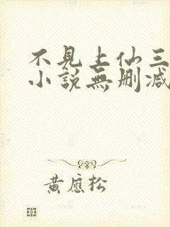 不见上仙三百年小说无删减正版在线阅读封面