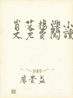 肖艾杨烁小说全文免费阅读笔趣阁